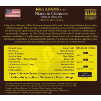 John Adams: Nixon in China (Oper in 3 Akten) -   - (CD / N)