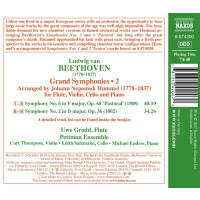 Ludwig van Beethoven (1770-1827): Symphonien Vol.2 (arr. für Flöte & Klaviertrio) -   - (CD / S)