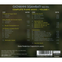 Giovanni Sgambati (1841-1914): Sämtliche...