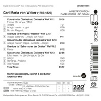 Carl Maria von Weber (1786-1826): Klarinettenkonzerte...