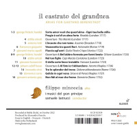 Georg Friedrich Händel (1685-1759): Filippo Mineccia - Il Castrato del Granduca -   - (CD / F)