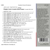 Frederic Chopin (1810-1849): Jean Doyen - Chopin, Liszt and Music from France -   - (CD / J)