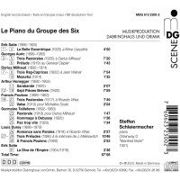 Erik Satie (1866-1925): Steffen Schleiermacher - Le Piano du Groupe des Six -   - (CD / S)