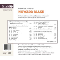 Howard Blake: Symphonie Nr.1 -   - (CD / S)