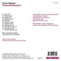 Frank Woeste: Pocket Rhapsody II -   - (CD / P)