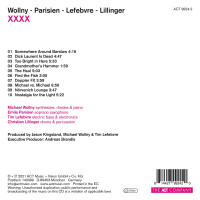 Michael Wollny, Emile Parisien, Tim Lefebvre & Christian Lillinger: XXXX -   - (CD / X)