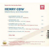 Henry Cow: Glastonbury And Elsewhere -   - (CD / G)