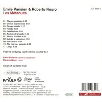 Emile Parisien & Roberto Negro: Les Metanuits -   - (CD / L)