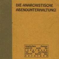 Die Anarchistische Abendunterhaltung: #1 (Limited...