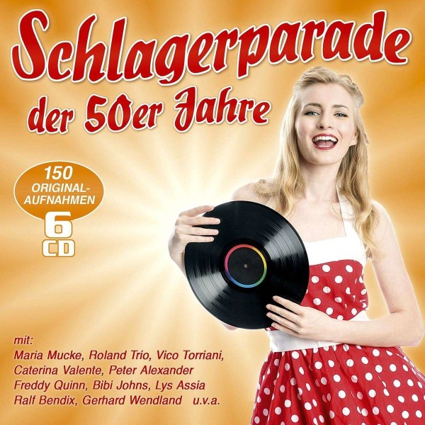 Various Artists: Schlagerparade der 50er Jahre: 150 Originalaufnahmen -   - (CD / S)