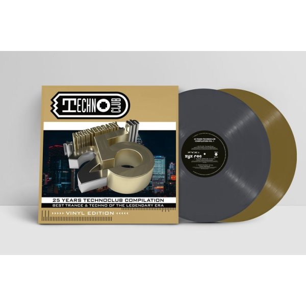 Various Artists: 25 Years Technoclub Compilation Vol. 1 (Limited Edition) (Gold & Silver Vinyl) -   - (LP / #)