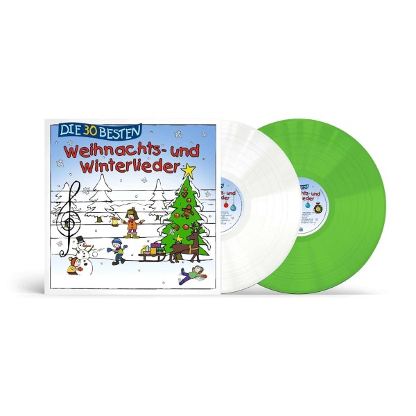 S. Sommerland: Die 30 besten Weihnachts- & Winterlieder (Limited Edition) (White & Green Vinyl) -   - (LP / D)