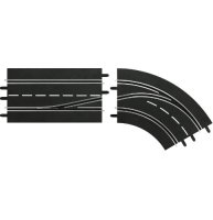 Carrera - Digital 132 Lane Change Curve Right in to Out -...