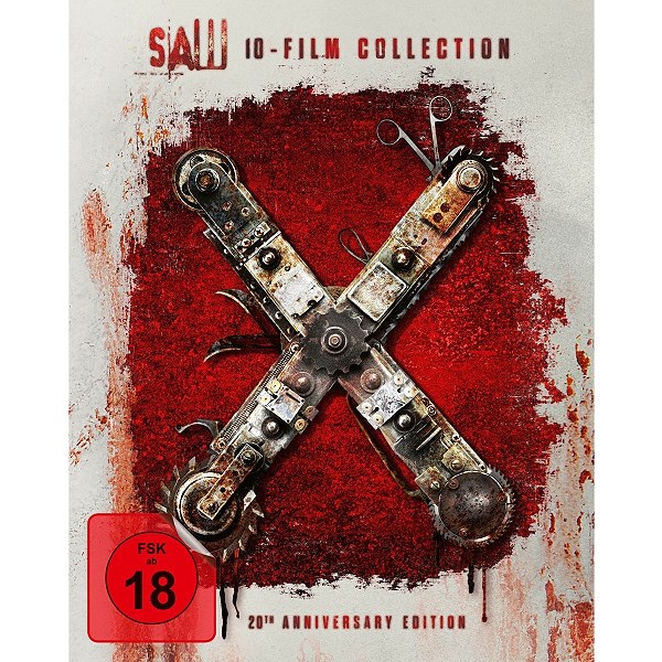 SAW 01-10  Gesamtedition (BR) 11Disc 20th Anniversary Edition -   - (Blu-ray Video / Horror)