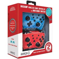 Switch Controller Doublepack wireless  blue/red   NuChamp...