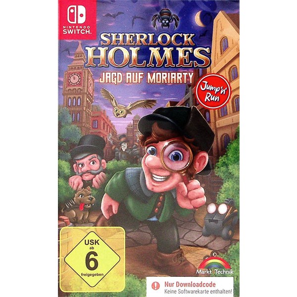 Sherlock Holmes - Jagd auf Moriarty  Switch  CIAB -   - (Nintendo Switch / JumpN Run)