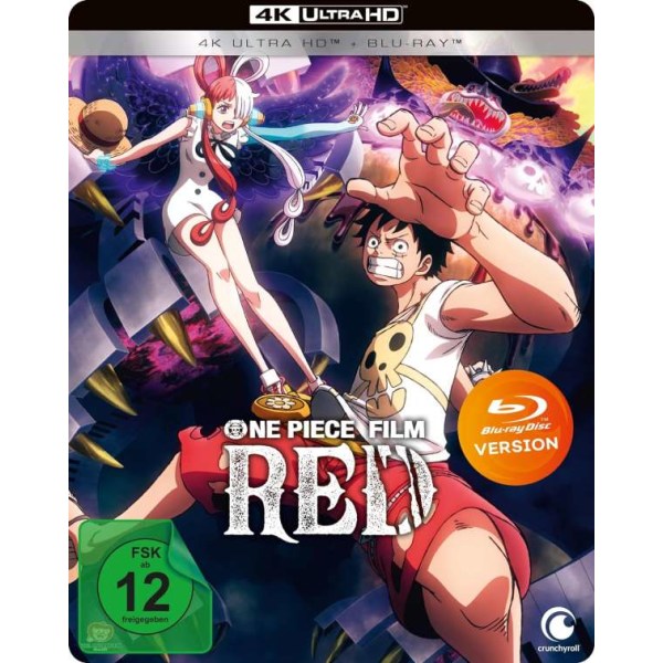 One Piece - 14. Film: Red (Limited Edition) (Ultra HD Blu-ray & Blu-ray im Steelbook) -   - (Ultra HD Blu-ray / Sonstige / unsortiert)