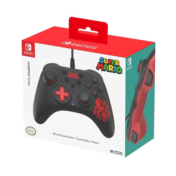 Switch Controller Turbo Horipad Super Mario  wired -   - (Nintendo Switch Hardware / Zubehör)