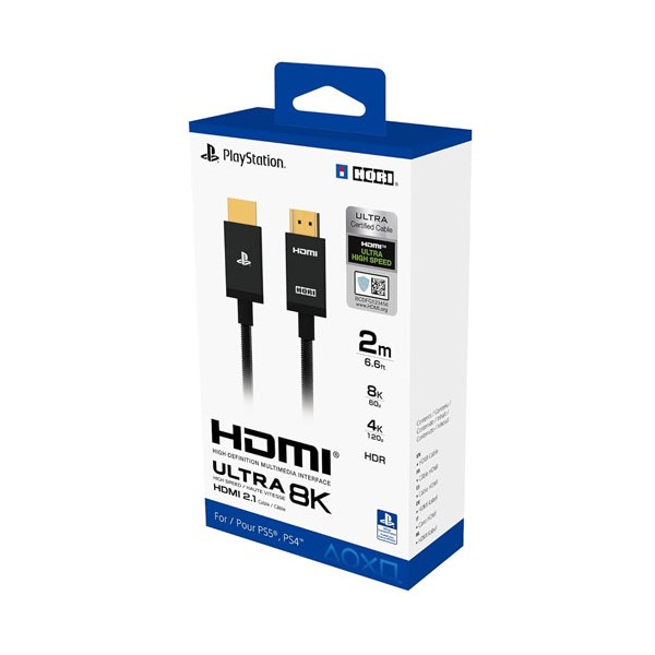 PS5 HDMI Kabel 2.1  8K 2m  HORI -   - (SONY® PS5 Hardware / Zubehör)