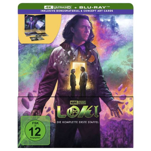 Loki Staffel 1 (Ultra HD Blu-ray & Blu-ray im Steelbook) -   - (Ultra HD Blu-ray / Sonstige / unsortiert)