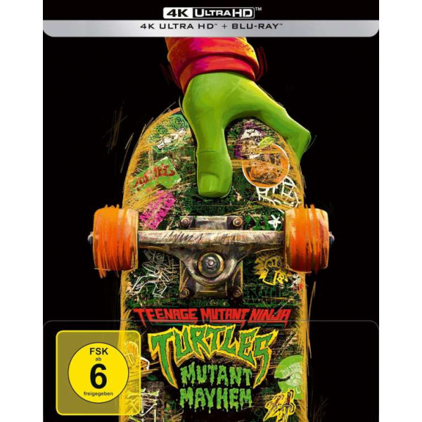 Teenage Mutant Ninja Turtles: Mutant Mayhem (Ultra HD Blu-ray & Blu-ray im Steelbook) -   - (Ultra HD Blu-ray / Sonstige / unsortiert)