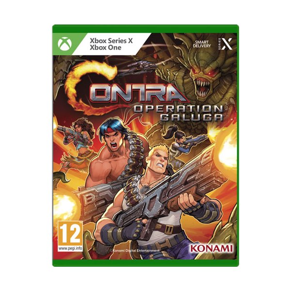 Contra Operation Galuga  XBSX  UK - Konami  - (XBOX Series X Software / JumpN Run)