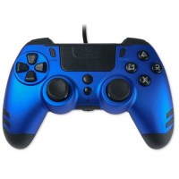 PS4 Controller Steelplay Slim Pack Wired blue  kompatibel...