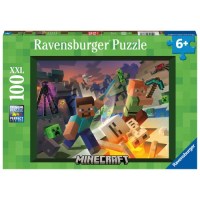 Ravensburger - Puzzle 100 XXL Monster Minecraft -...