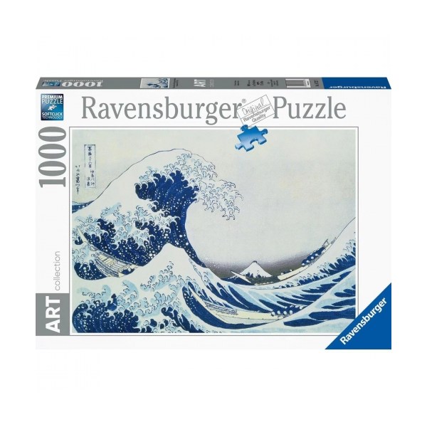 Ravensburger - Puzzle 1000 The Great Wave Off Kanagawa - Ravensburger  - (Spielwaren / Puzzle)