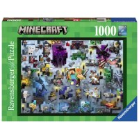 Ravensburger - Puzzle 1000 Minecraft Challenge -...