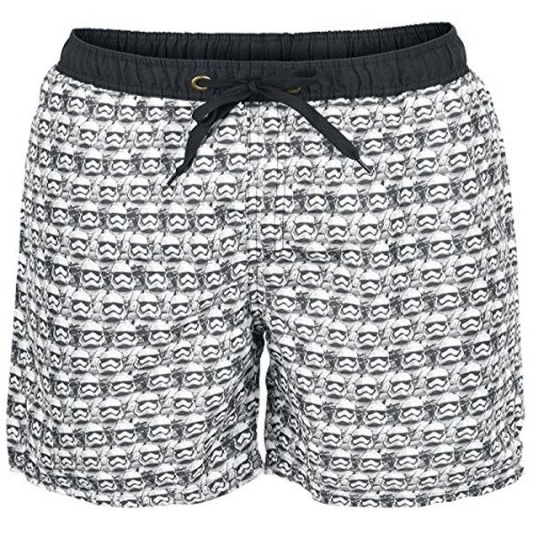 Star Wars Stormtrooper Allover Badeshorts schwarz/weiß - Difuzed  - (Swimwear / Board shorts)