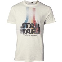 Star Wars - Retro Rainbow Logo Herren T-Shirt - Difuzed...