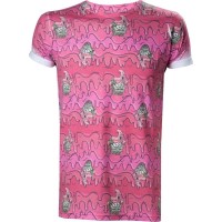 Spongebob - Herren-T-Shirt mit Sublimationsdruck in Rosa...