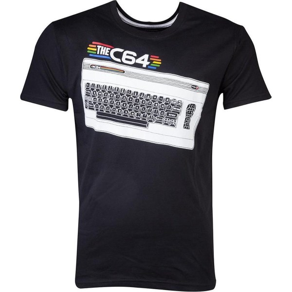 THE C64 - C64 Keyboard Herren-T-Shirt - Difuzed TS480680C64 - (T-shirts and Tops / Short Sleeved T-shirts)