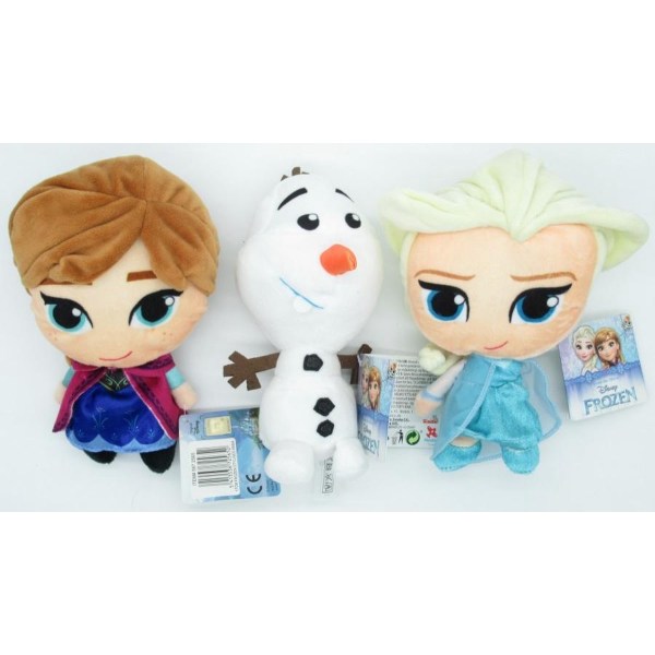 Plüsch Anna, Elsa oder Olaf 17 cm - Disney  - (Spielwaren / Plüschfiguren)