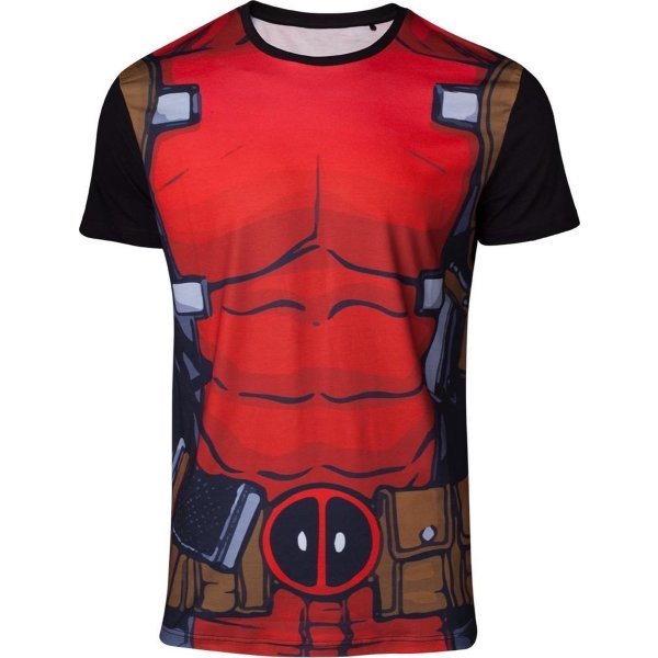 Deadpool - Sublimation Deadpools Anzug-T-Shirt - Difuzed  - (T-shirts and Tops / Short Sleeved T-shirts)