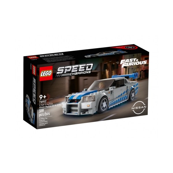 Lego 76917 - Speed Champions 2 Fast 2 Furious Nissan Skyline GT-R R34 - LEGO 76917 - (Spielwaren / Construction Plastic)