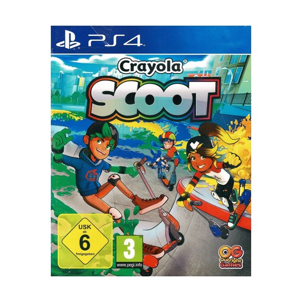 Crayola Scoot  PS-4  - EuroVideo  - (SONY® PS4 / Rennspiel)