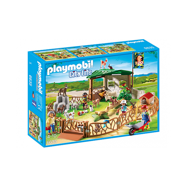 Playmobil 6635 - Childrens Petting Zoo Building Kit - Playmobil  - (Spielwaren / Play Sets)