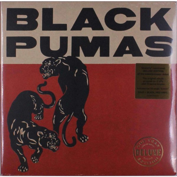 Black Pumas: Black Pumas (Deluxe Edition) (Gold & Black/Red Vinyl)