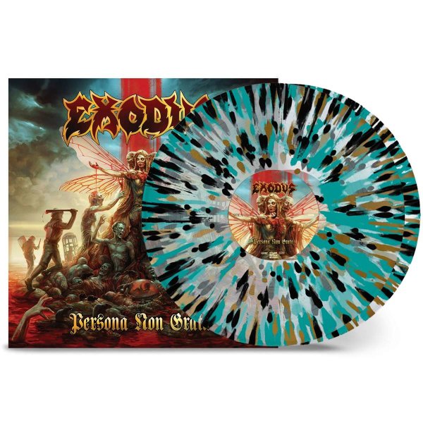 Exodus: Persona Non Grata (Limited Edition) (Clear W/ Gold/Black/Turquoise Splatter Vinyl) -   - (LP / P)