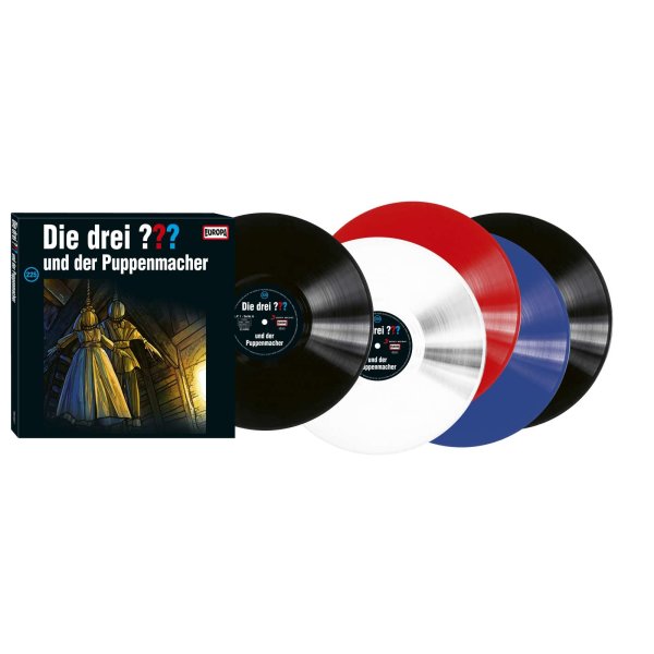 Die drei ???: Die drei ??? (Folge 225) - und der Puppenmacher (180g) (Limited Edition) (Black + Colored Vinyl)