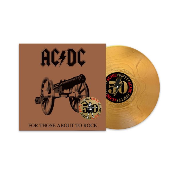 AC/DC: For Those About To Rock We Salute You (50th Anniversary) (180g) (Limited Edition) (Gold Nugget Vinyl) (+ Artwork Print)