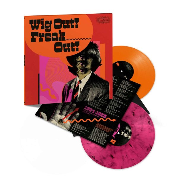 Wig Out Freak Out: Freakbeat & Mod Psychedelia: Wig Out Freak Out: Freakbeat & Mod Psychedelia (Pink/Black Marbled & Sunset Orange Vinyl)