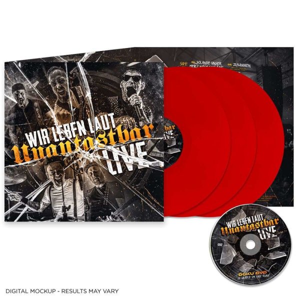 Unantastbar: Wir leben laut: Live (Red Vinyl)