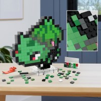 MEGA Pokémon Bisasam Pixel Art - MegaBloks HTH75 - (Spielzeug / Konstruktionsspielzeug)