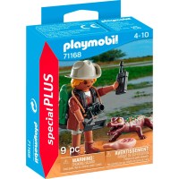 71168 specialPLUS Forscher mit jungem Kaiman - Playmobil...