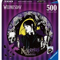 Wednesday Rund-Puzzle Nevermore Academy (500 Teile)