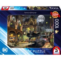 Thomas Kinkade Studios: DC - Batman Gotham City (schwarz,...