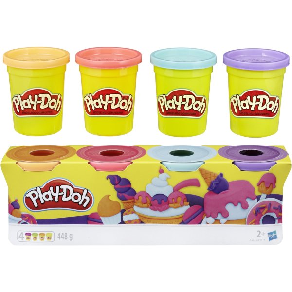 Play-Doh 4er-Farbenpack Sweet (4 112g-Dosen)